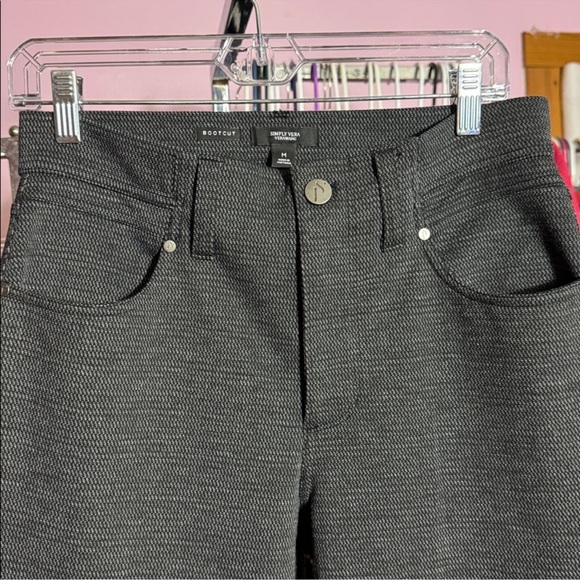 Simply Vera Gray boot cut Pants size medium - Picture 3 of 5